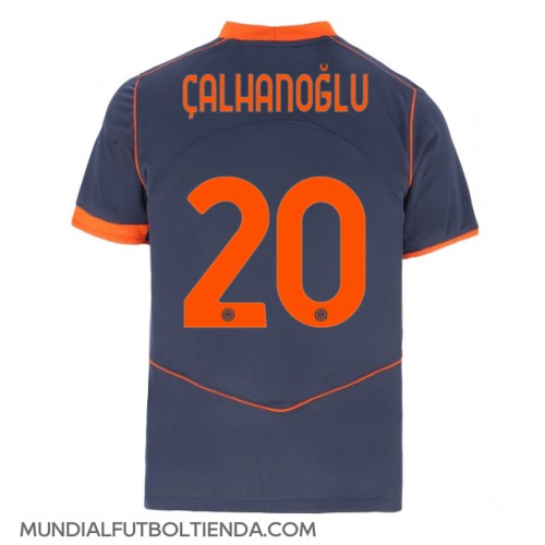 Camiseta Inter Milan Hakan Calhanoglu #20 Tercera Equipación Replica 2025-26 mangas cortas